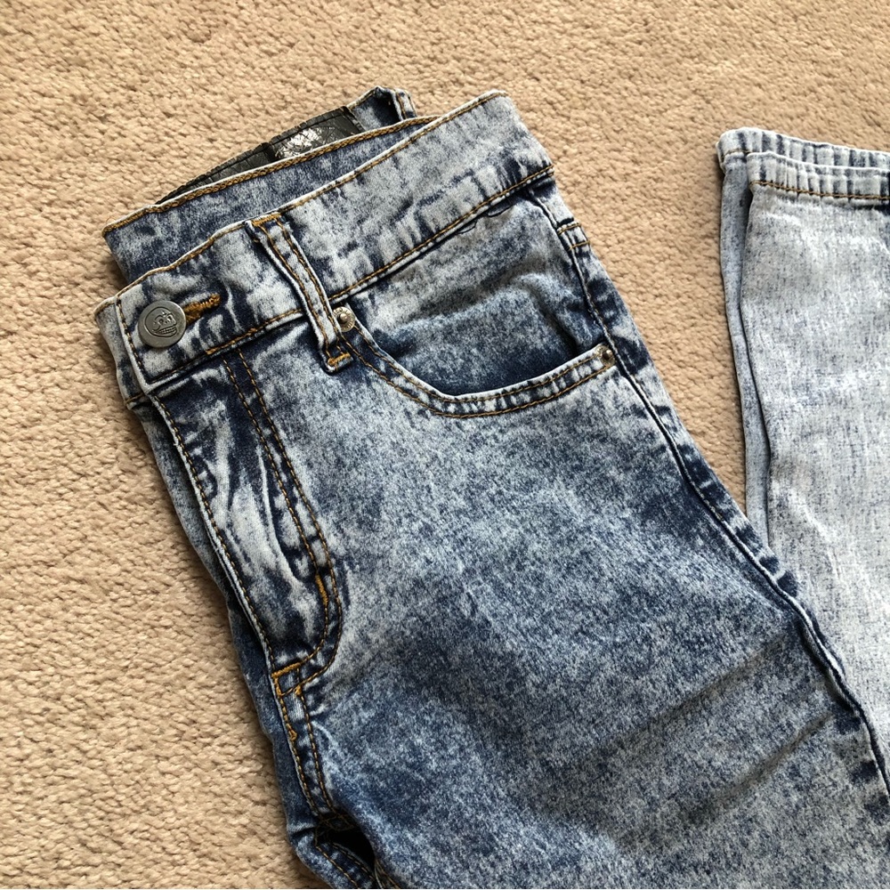 Cheap Monday Acid Wash Skinny Jeans